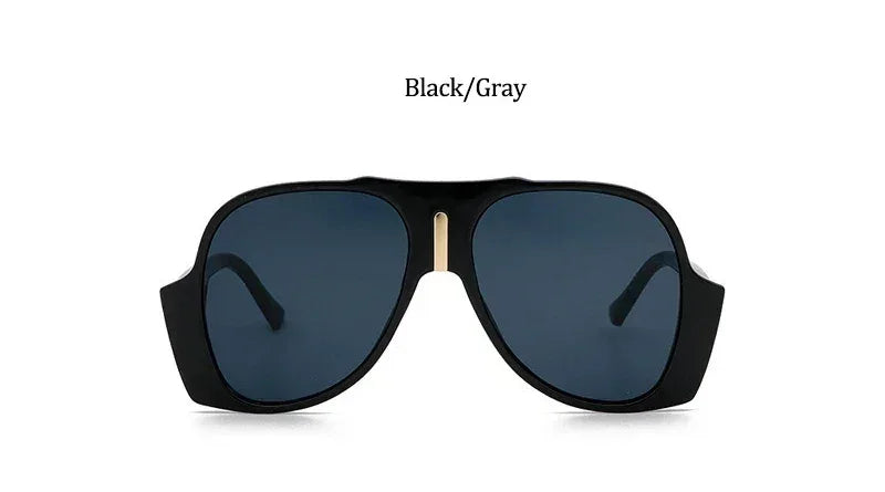 Gradient Shades For Women Oversized Pilot Sunglasses Men Luxury Brand Vintage Unique Sunglasses Female UV400 Glasses Eyewear