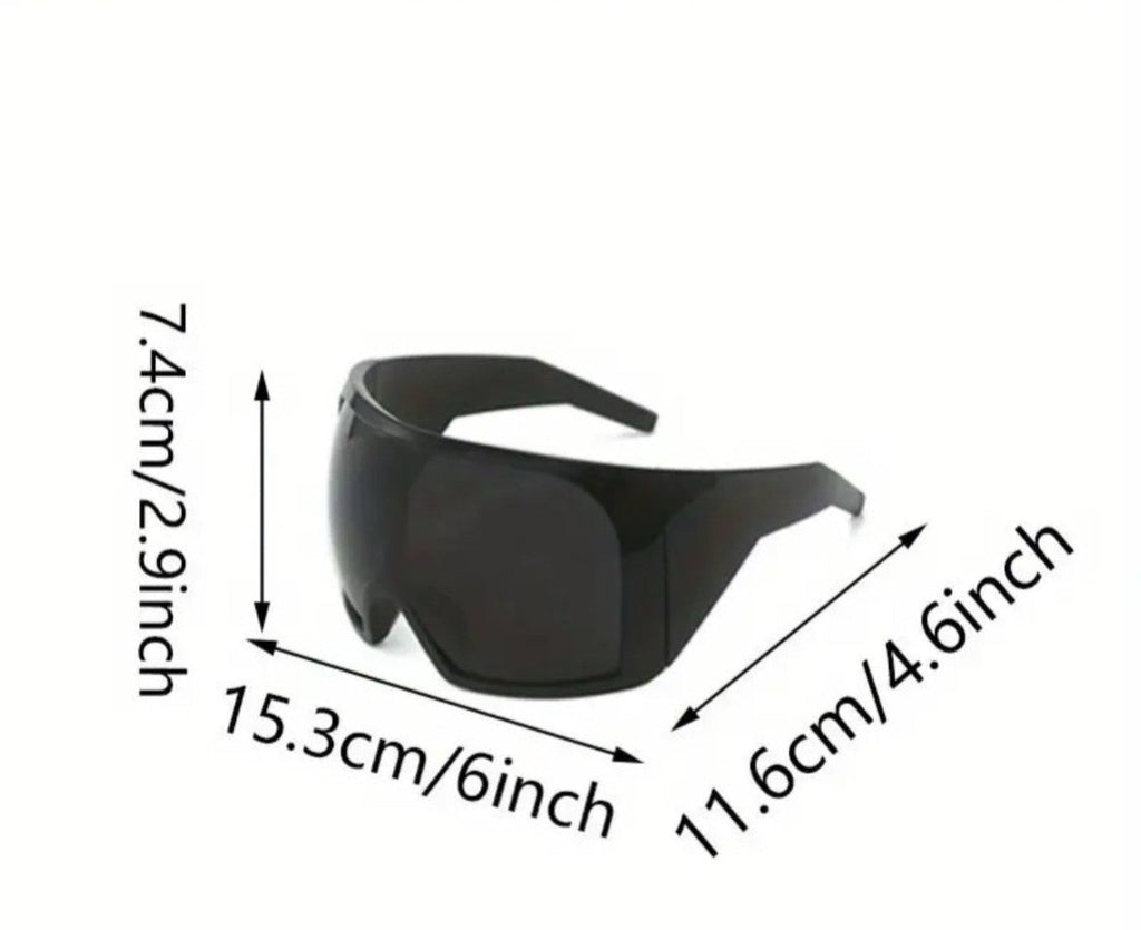 Punk Oversized One Piece Sunglasses